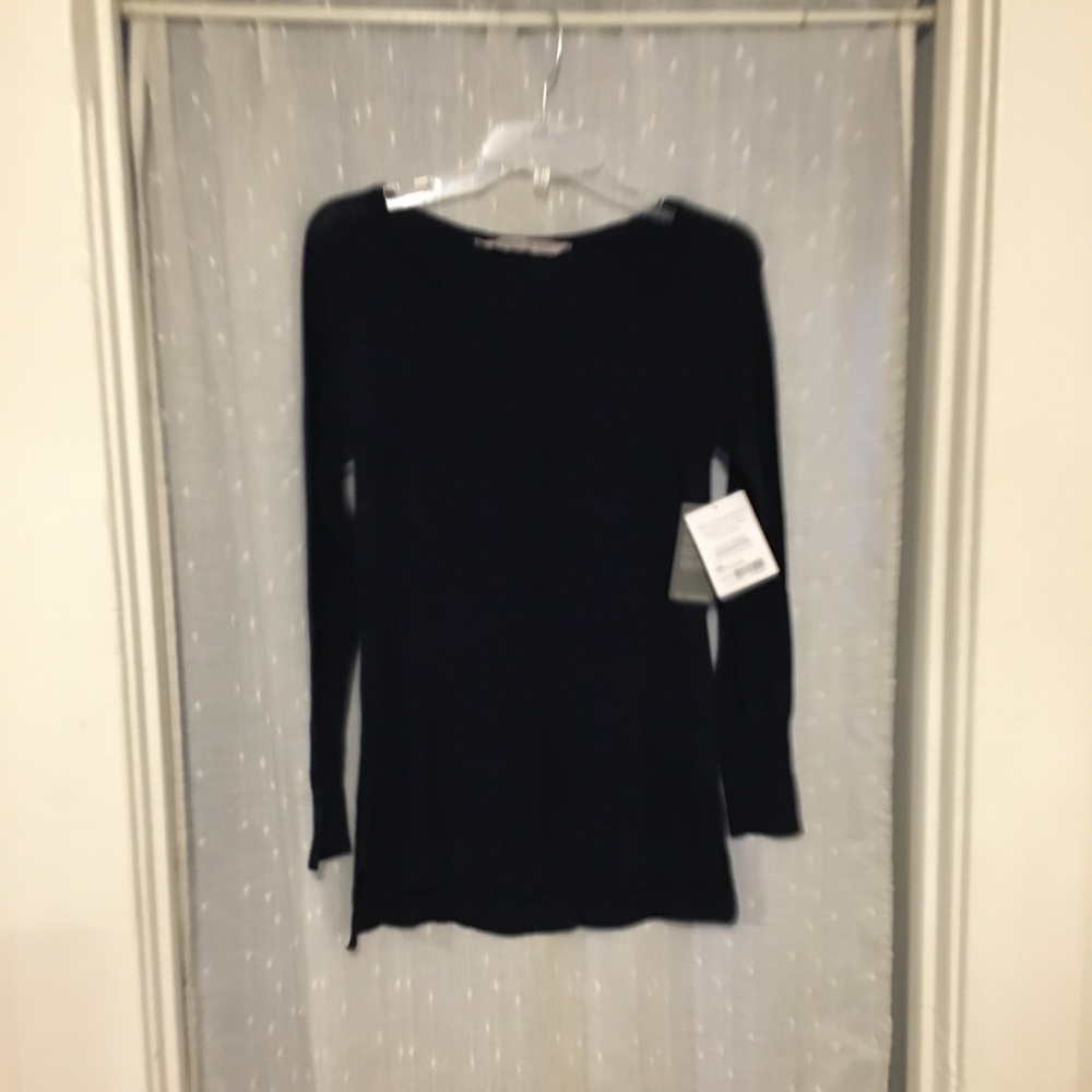 Athleta Cashmere thin Sweater- Navy- XS